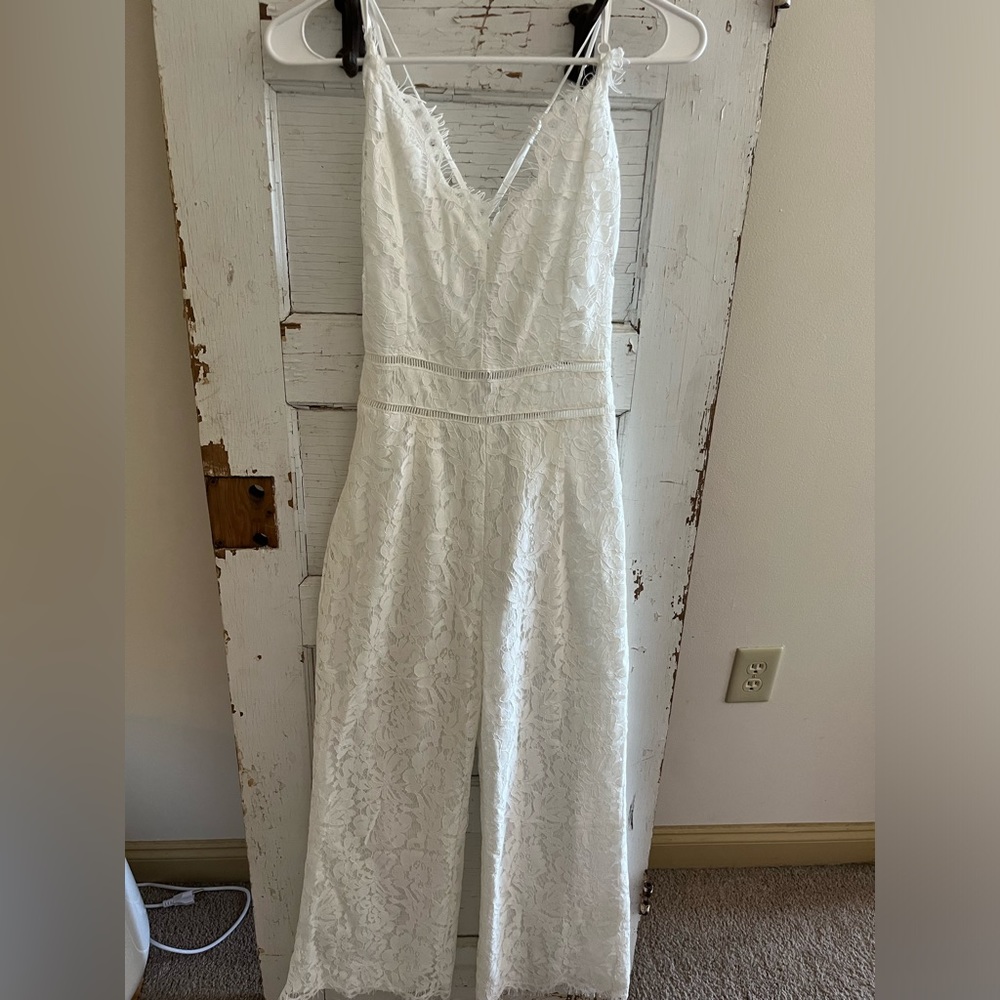 White Lace Jumper